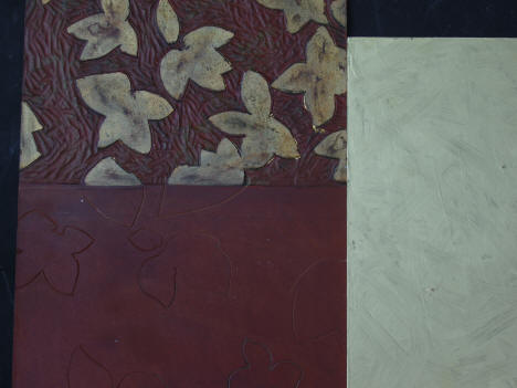 Foglie oro a rilievo - Milano